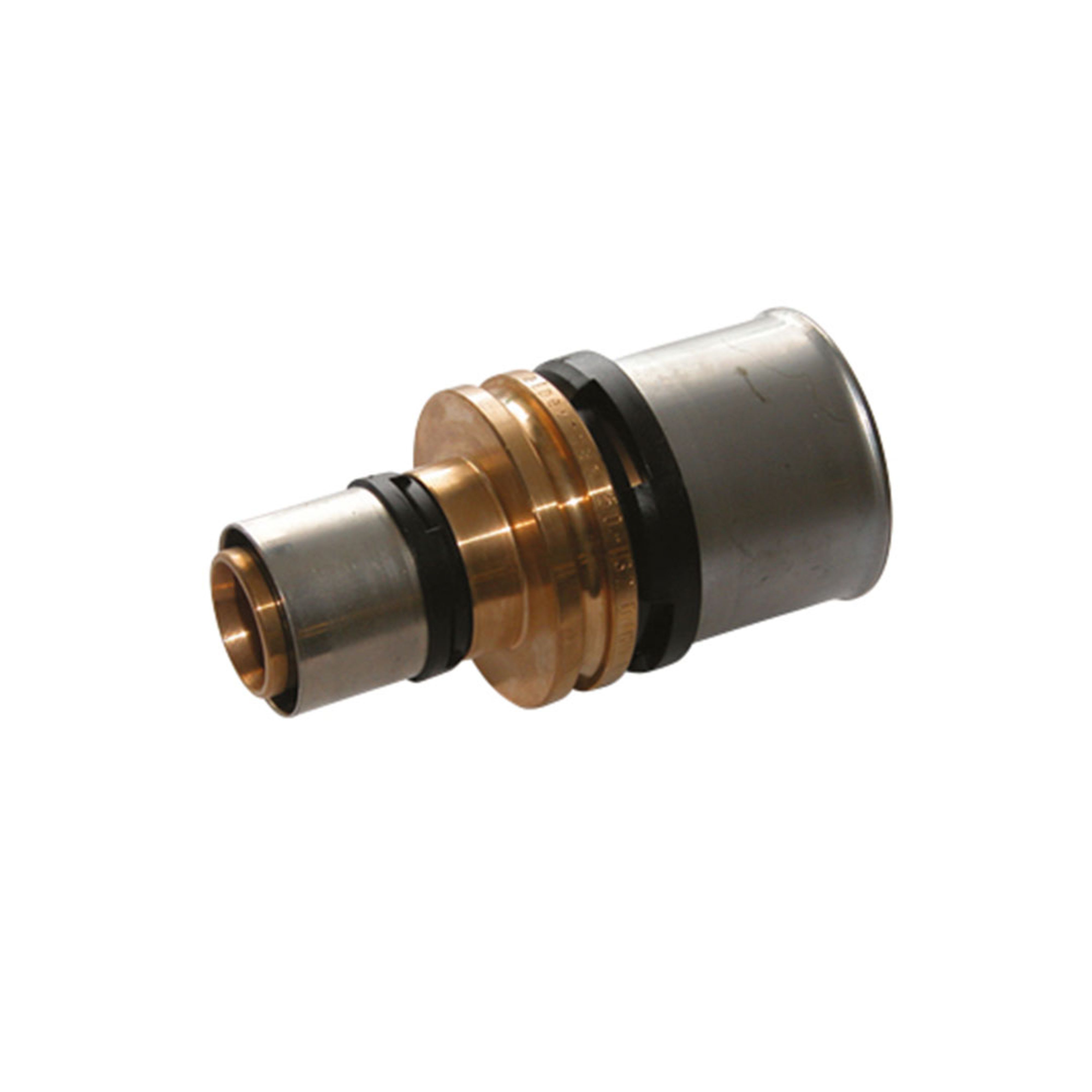 PB Tub - Manchon Inégal Laiton alpex_L Ø75-40mm MC à sertir empreinte F - 867.75.180