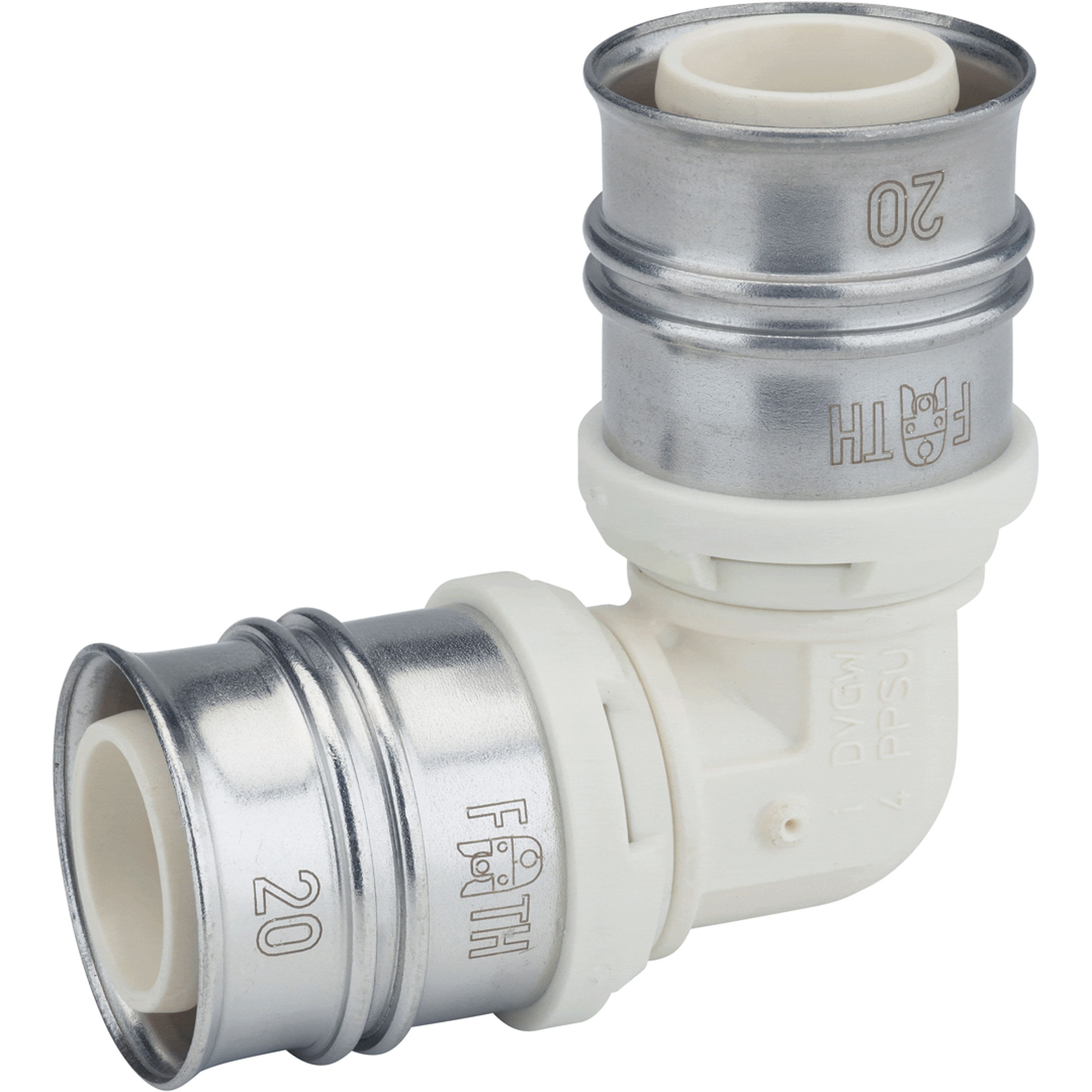 PB Tub - Coude 90° PPSU turatec Ø26mm MC à sertir empreinte F ou TH-82826200