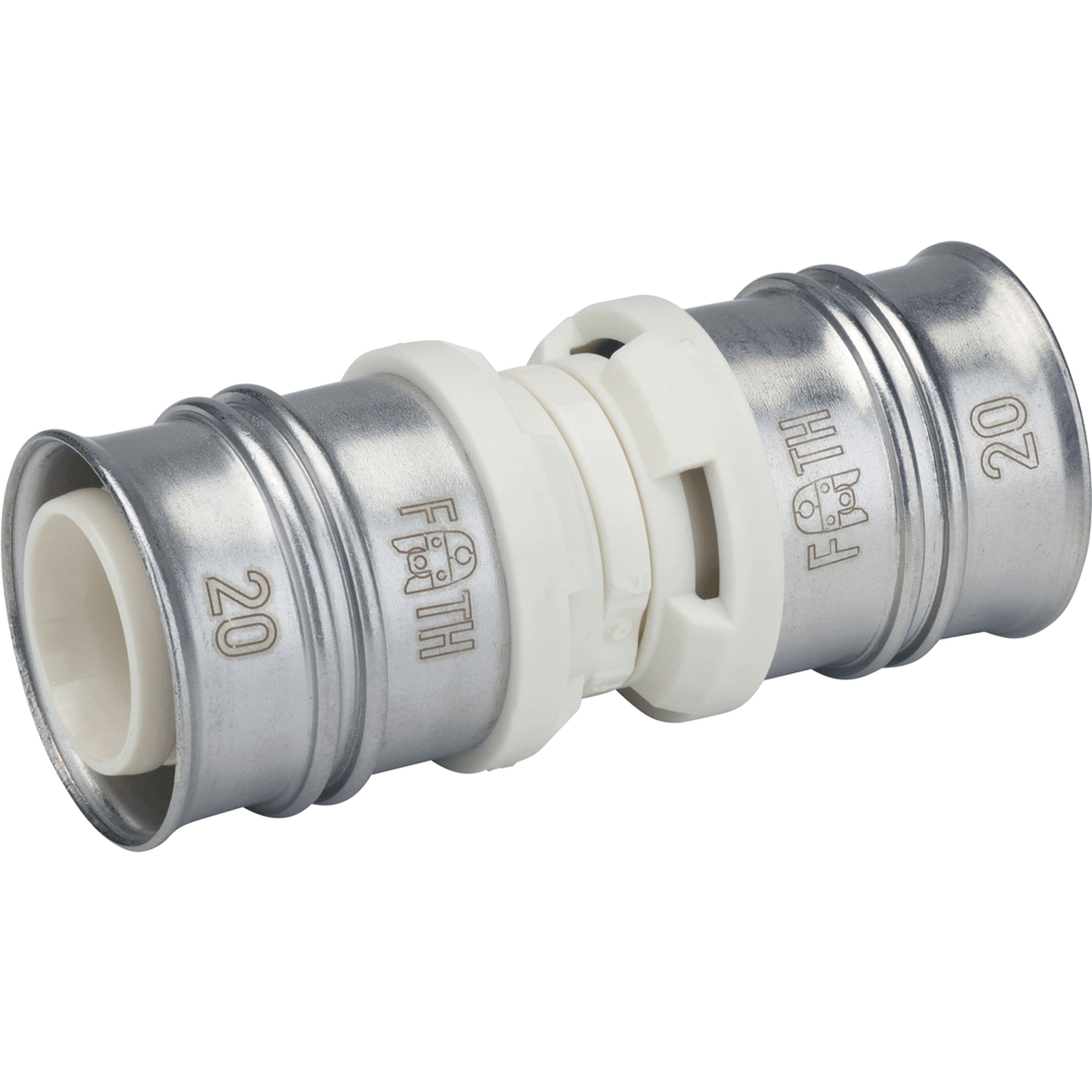 PB Tub - Manchon Egal PPSU turatec Ø16mm MC à sertir empreinte F ou TH-82816100