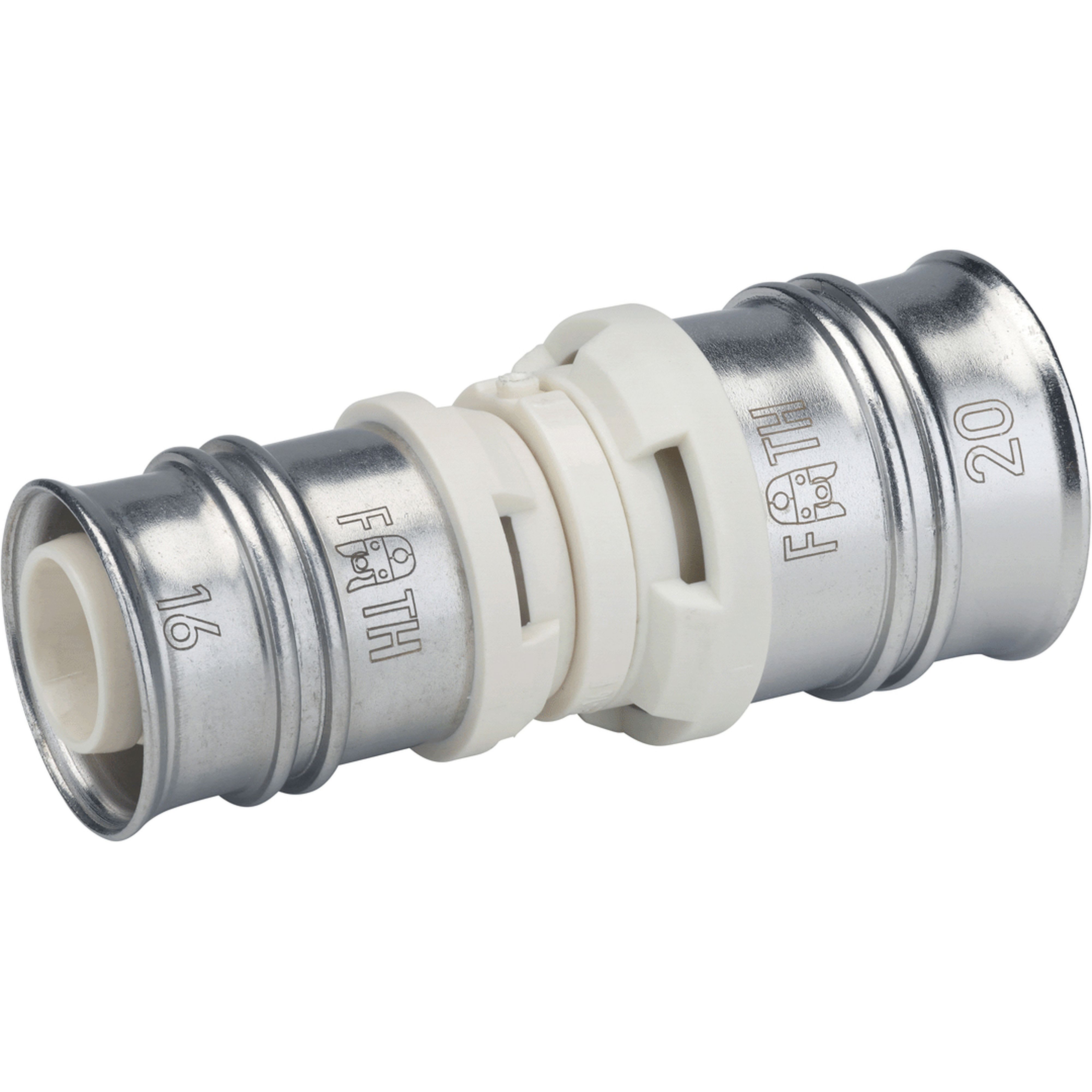 PB Tub - Manchon Inégal PPSU turatec Ø16-20mm MC à sertir empreinte F ou TH-82820130