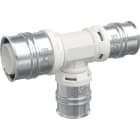 PB Tub - Té Inégal PPSU turatec Ø 20-26-20mm MC à sertir empreinte F ou TH-82820360