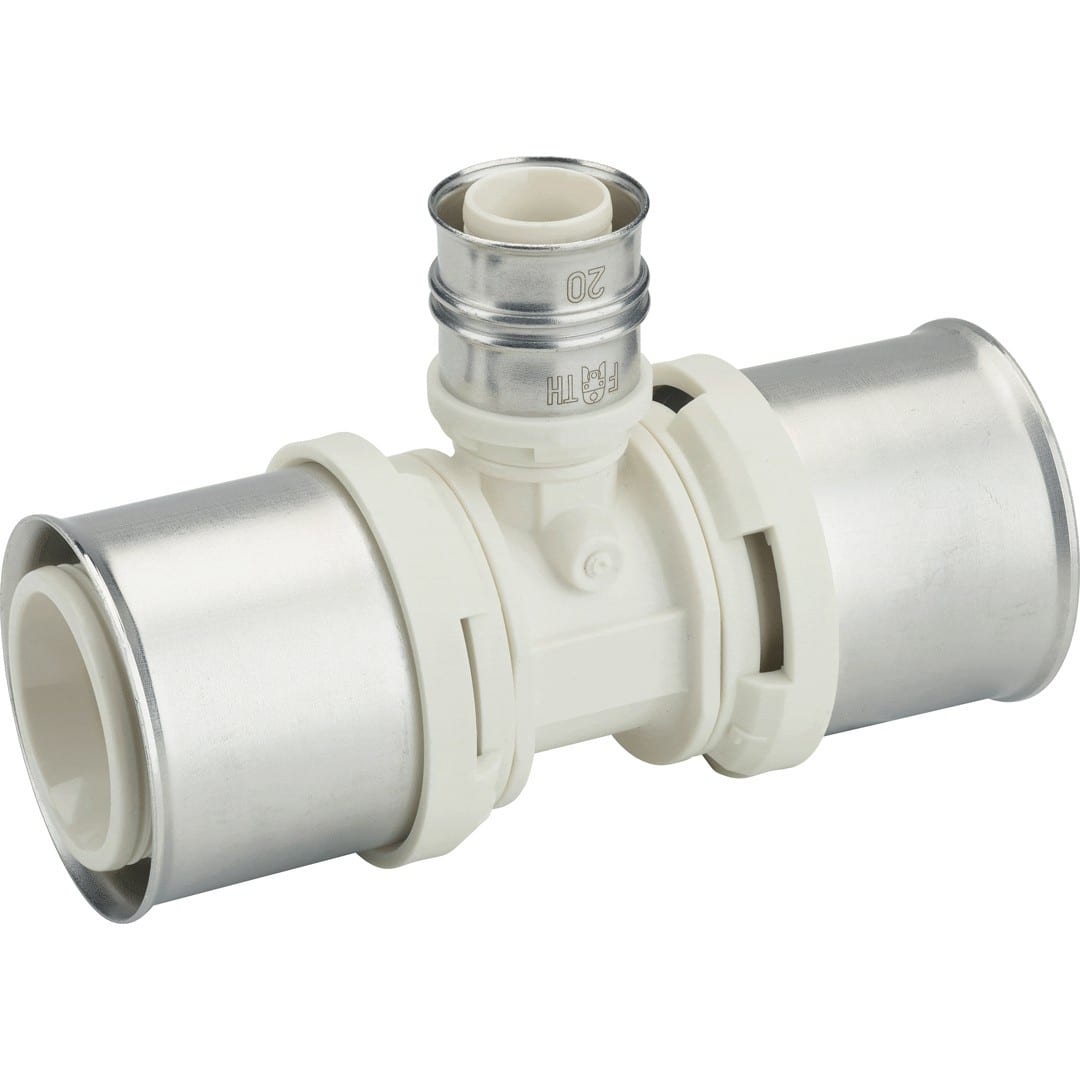 PB Tub - Té Inégal PPSU alpex_L Ø63-50-63mm MC à sertir empreinte F - 88463390
