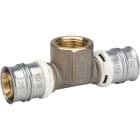 PB Tub - Té Femelle Laiton 1" alpex_L Ø63mm MC à sertir empreinte F - 867.63.744