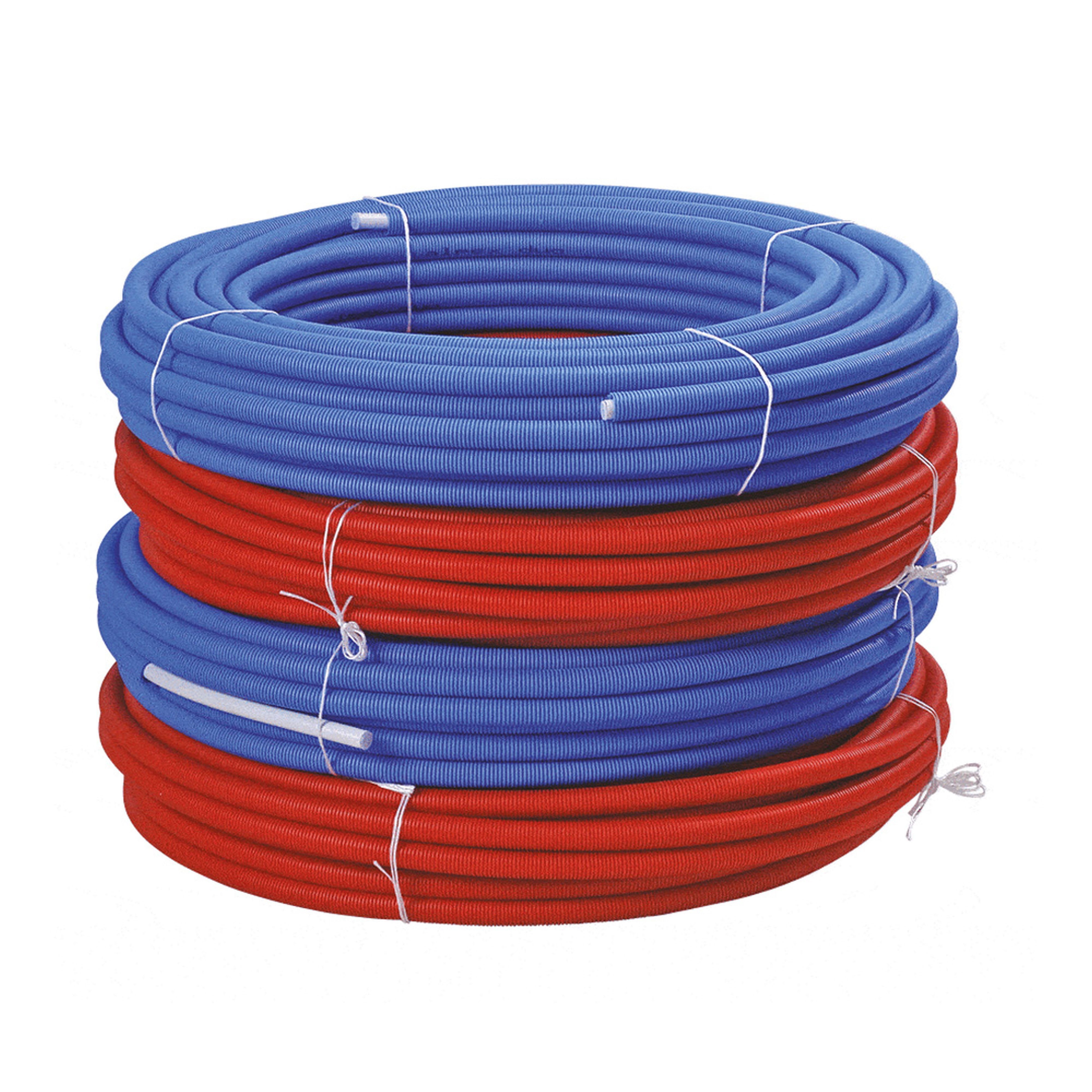 PB Tub - Tube Multicouche Prégainé Rouge Ø26x3mm "turatec" - Couronne de 50 m
