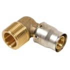 PB Tub - Coude Mâle laiton 3/4"-26 alpex-PLUS Push-fit pour MC turatec *873.26.783*
