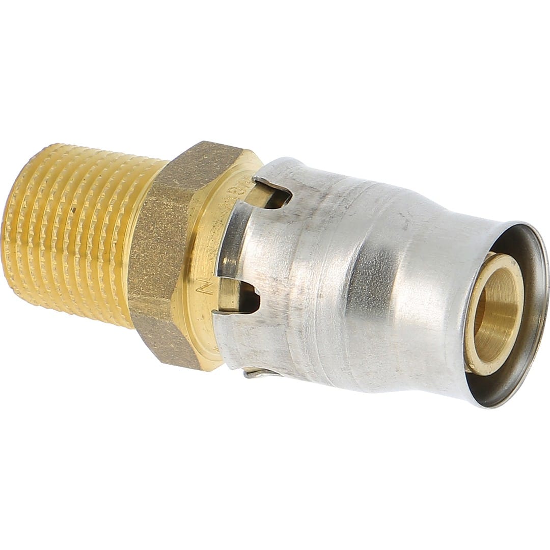 PB Tub - Male fixe laiton 1"-26 alpex-PLUS Push-fit pour MC turatec *873.26.764*