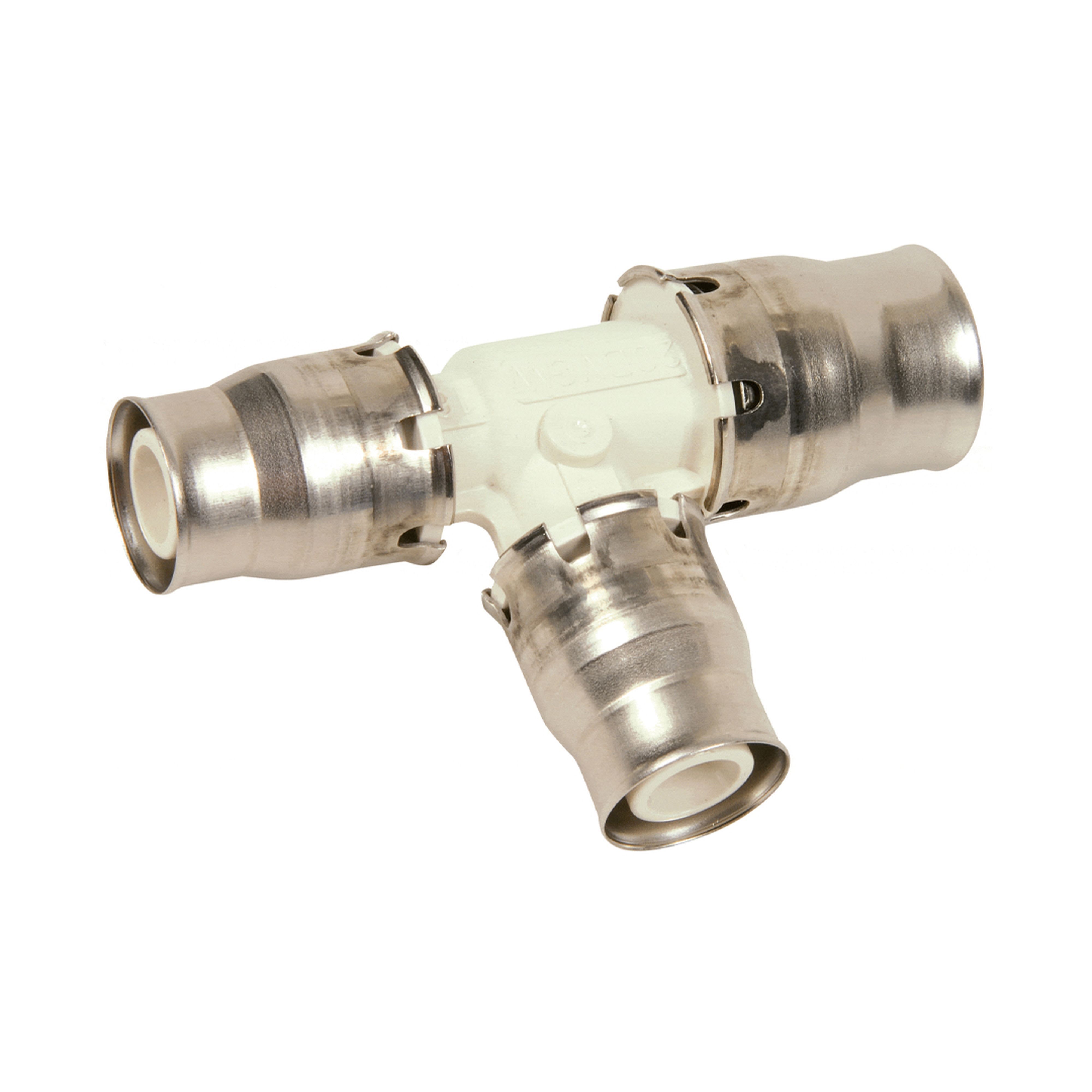 PB Tub - Té Inégal PPSU Ø26-16-20 alpex-PLUS Push-fit pour MC turatec *883.26.335*