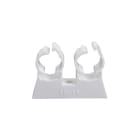 PB Tub - 50 Colliers de fixation double Ø 20 mm pour tubes multicouches et métalliques