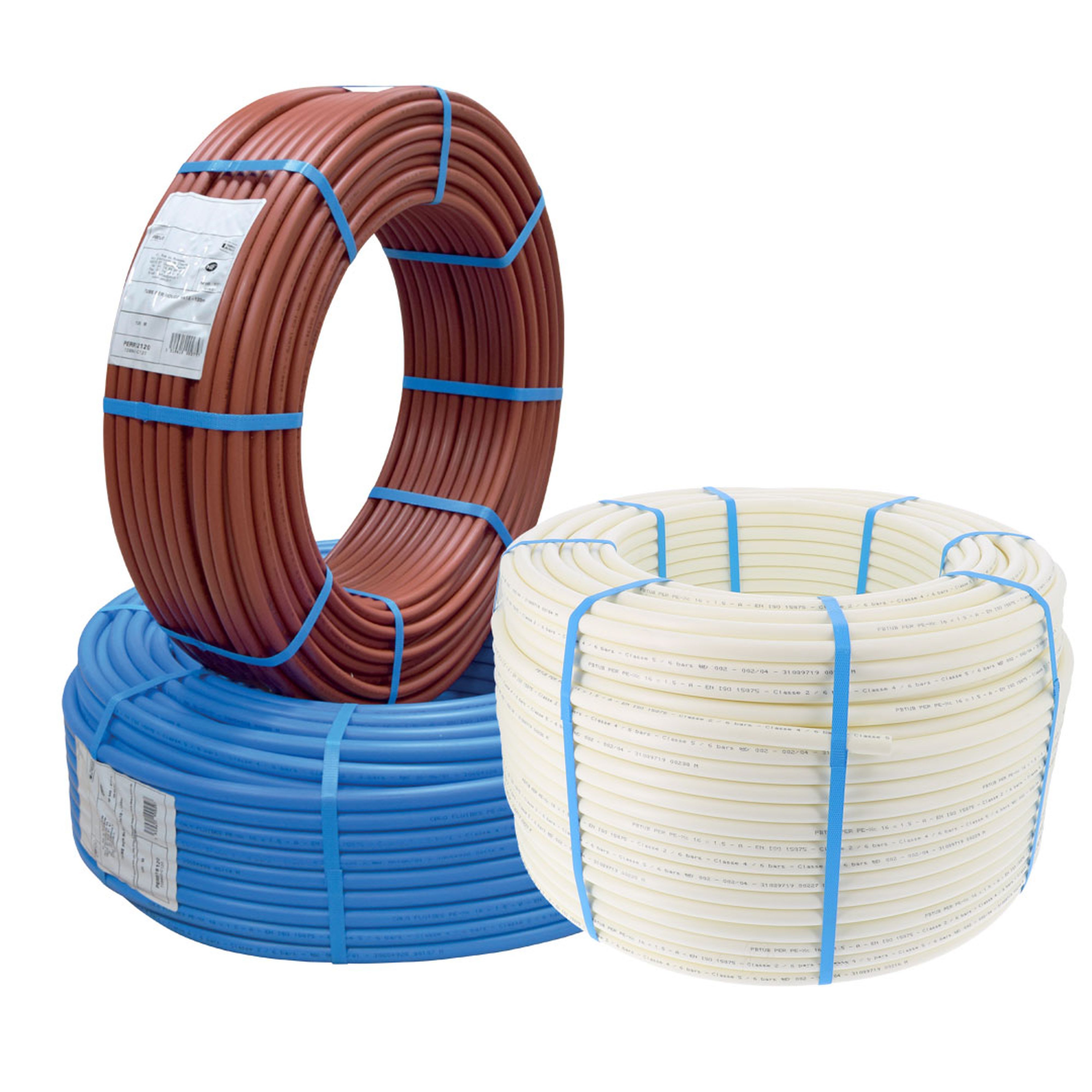 PB Tub - PER Nu Ø 10x12 Brique -Cour. 120m