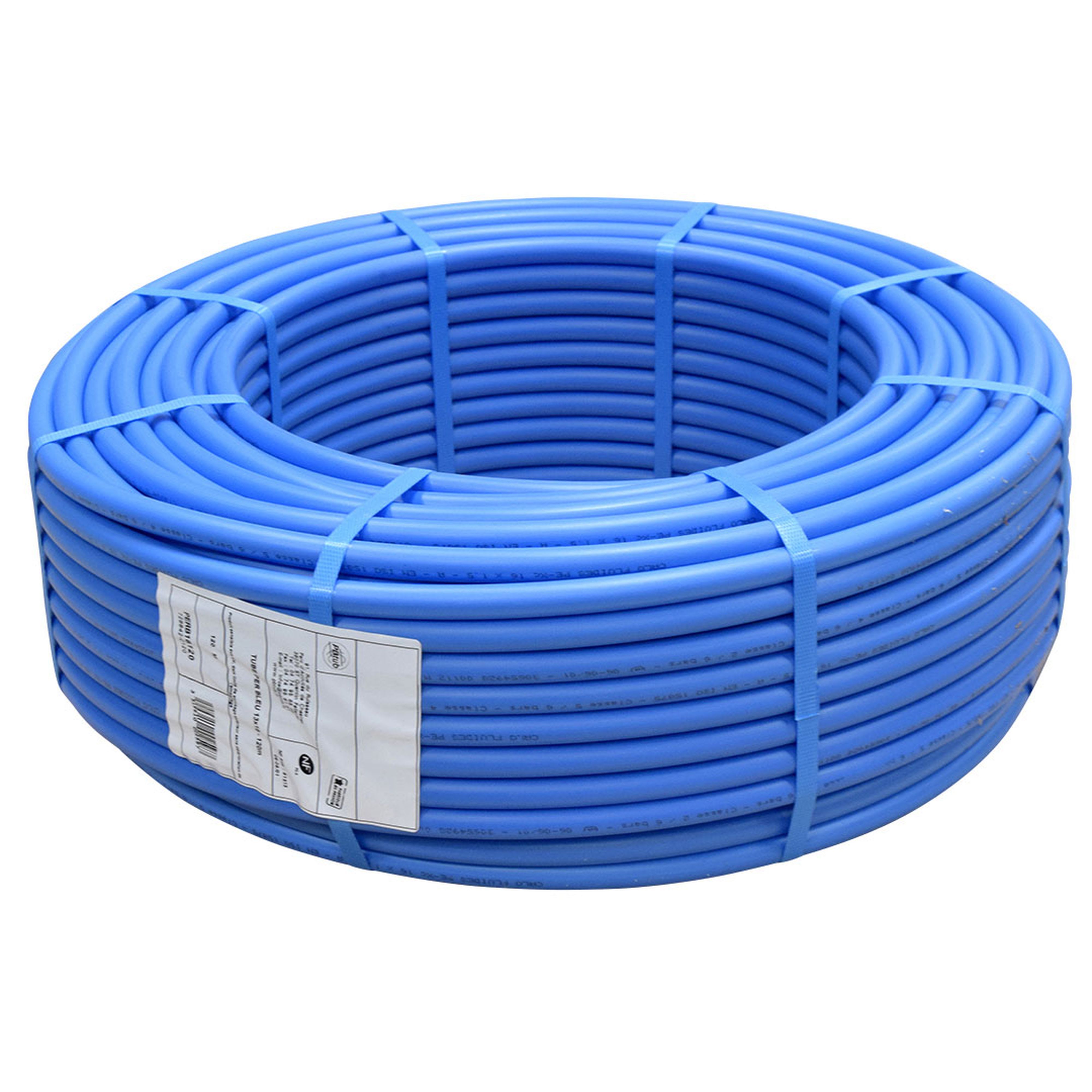 PB Tub - PER Nu Ø 13x16 Bleu -Cour. 120m