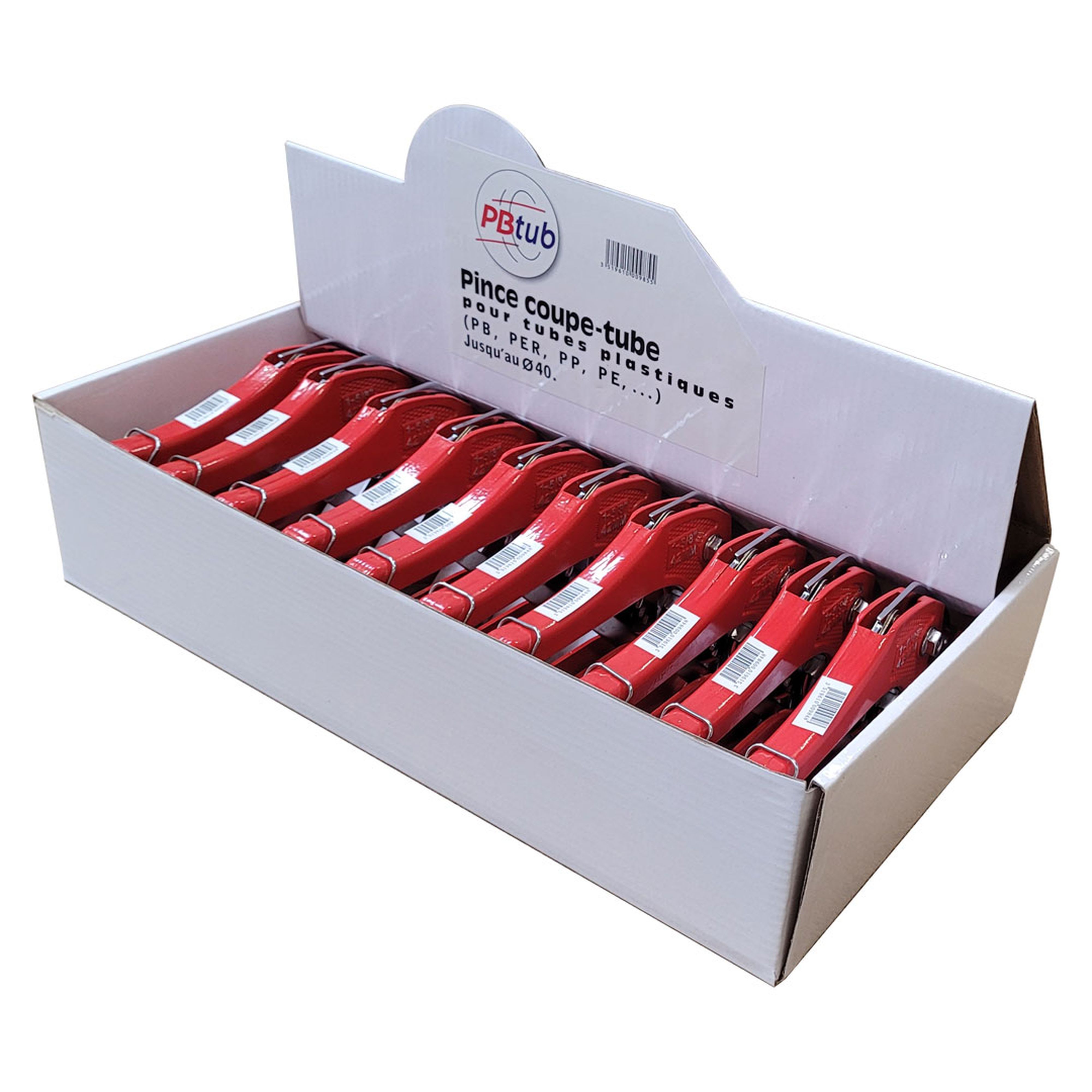 PB Tub - Boite de 10 pinces PINCT