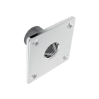 PB Tub - Plaque Extérieure Chromée 62x62mm-FF1/2" Pour raccordement d'arrivée d'eau