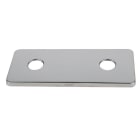 PB Tub - Plaque Inox- Ent=150mm-Pr SERTIfix F1/2" Pour parois non faïencées ou parois PVC