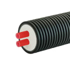PB Tub - Ligne double-Pré-isolé PUR Chauffage Gaine Ø 175 - PER 25x32 - RESOvert
