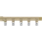 PB Tub - Collecteur R 3/4"-PER Ø16- 5 dériv. 1/2" Racc. SERTIpress intégrés-Entraxe 50mm