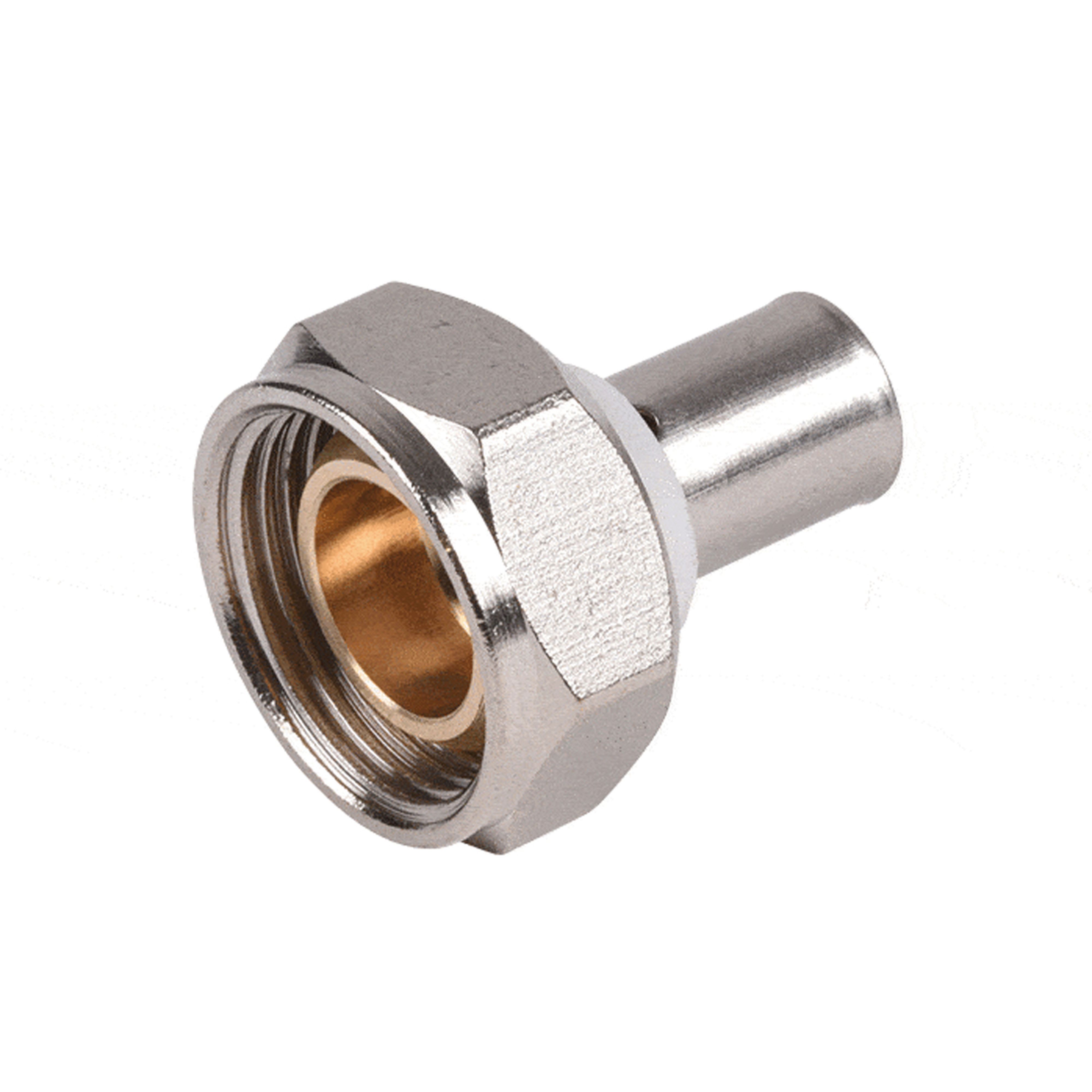 PB Tub - *Ecrou tournant sphéroco-3/4" PER 13x16 *Raccord SERTIpress type radial