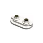 PB Tub - Rosace double à coller Entraxe 40mm Pour tube Ø ext 30mm