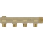 PB Tub - Collecteur Simple 1"-4 dériv. 1/2"-Avec prise purgeur 3/8"- Entraxe 50mm-Ø 30mm