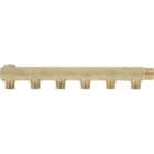 PB Tub - Collecteur Simple 3/4"-6 dériv.1/2"-Avec prise purgeur 3/8"- Entraxe 50mm-Ø 28mm