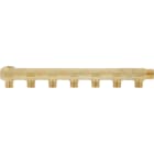 PB Tub - Collecteur Simple 3/4"-7 dériv.1/2"-Avec prise purgeur 3/8"- Entraxe 50mm-Ø 28mm