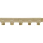 PB Tub - Collecteur Simple 3/4"-5 dériv.1/2"-Sans prise purgeur- Entraxe 50mm-Ø 27mm