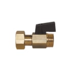 PB Tub - Vanne à sphrère laiton monobloc FM 1/2" pour portée plate- Poignée ABS