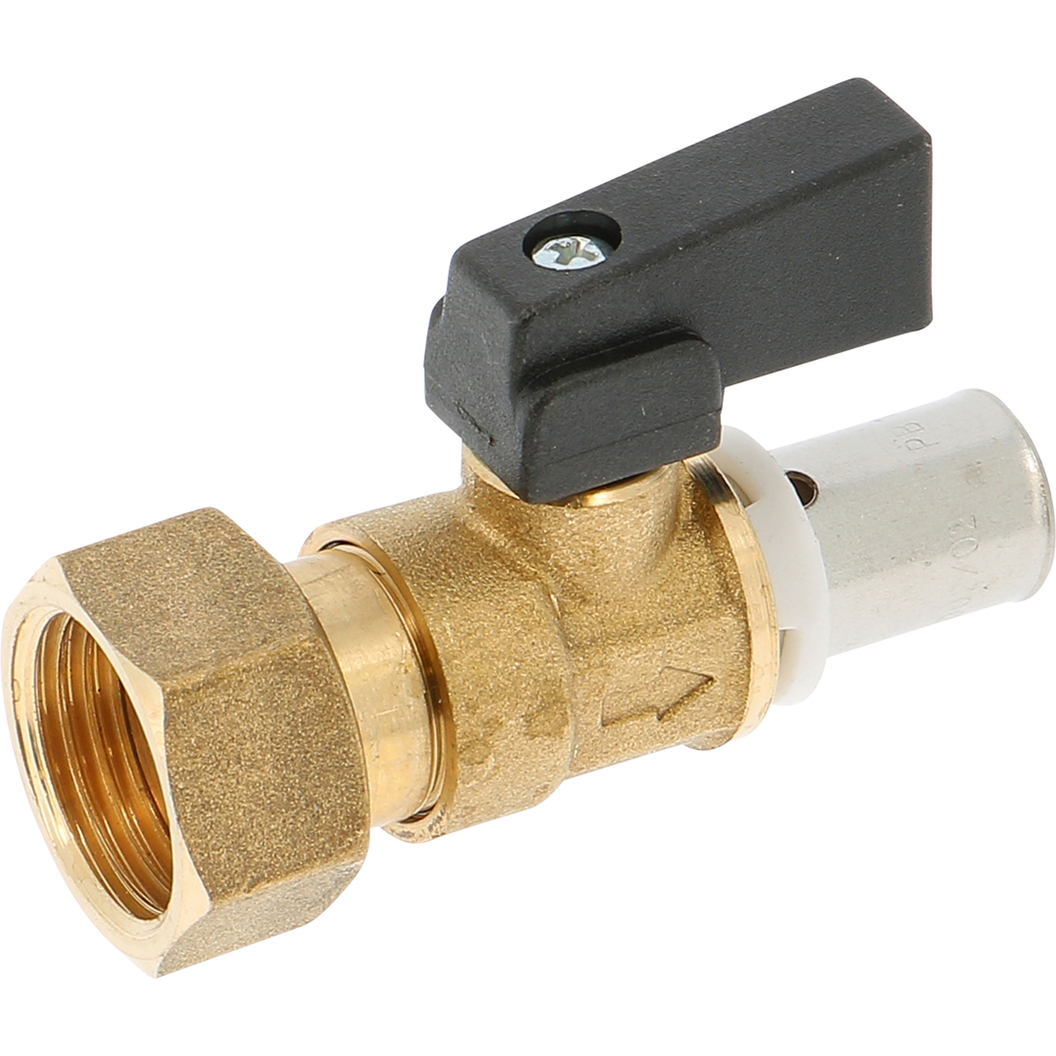 PB Tub - Vanne SERTIpress Ecrou 1/2"-PERØ 13x16 à sertir radial