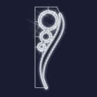 Festilight - LILA - Motif candélabre H1,2mxL0,4m - Structure Impr.3D - LED blanc - 230V