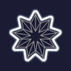 Festilight - JOSEPHINE-Le Motif Français - Motif Etoile H52xL52CM - Néon blanc froid