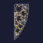 Festilight - THERESE-Le Motif Français, Motif poteau H3xL1,2m, LED blanc CH pétillant