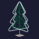 Festilight - FELIX - LMF - Sapin 3D - H1,5mxL1,38M - Néon blanc froid