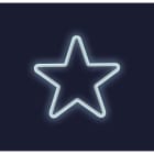 Festilight - AMELIE - Le Motif Français - Motif ETOILE H28xL28cm - Néon BLANC FROID - 230V