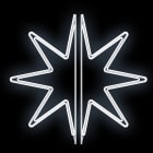 Festilight - Étoile 3D- H0,8x0,40m- Néon Led Blanc- 480 LED- 230V