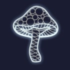 Festilight - FLORENTIN -Petit Champignon Impression 3D - H89x72cm - NEON BLANC FROID - 230V