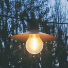 Festilight - MONTMARTRE-Lot 10 Coupelles noires lisse guirl. Montmartre (61550-9/-M)-à fixer