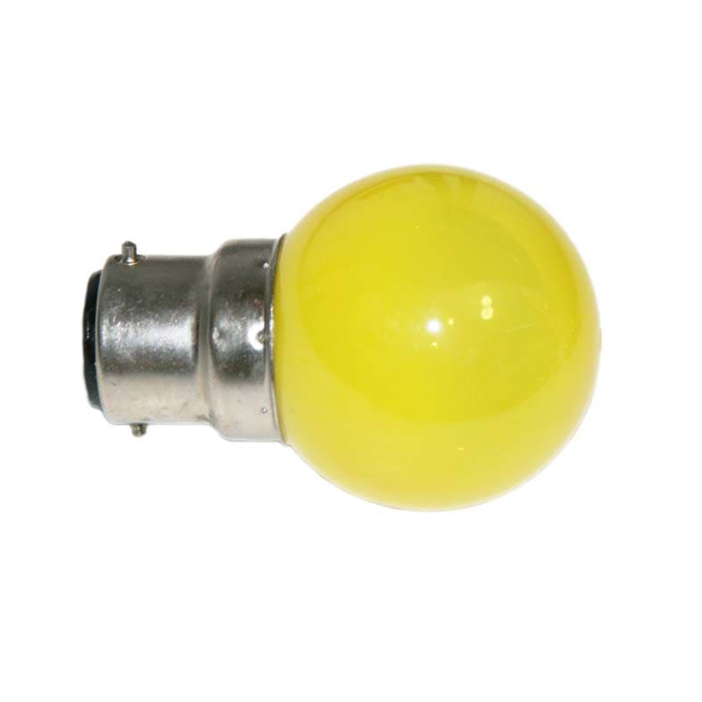 Festilight - Ampoule B22 LED SMD, D45mm-D47mm, LED jaune, 230V