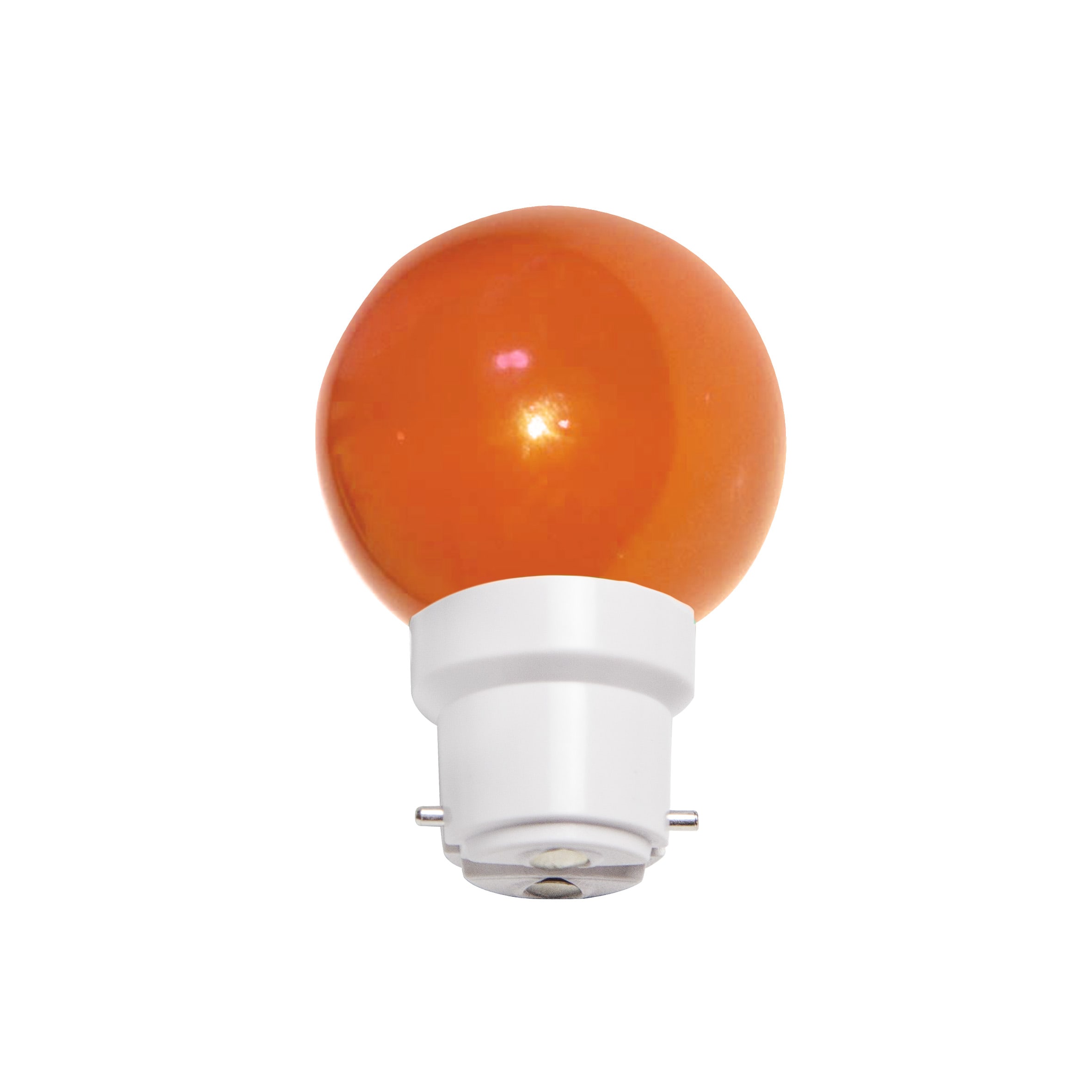 Festilight - Ampoule B22 LED SMD, Ø45mm-Ø47mm, LED Orange, 230V