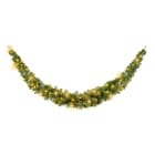 Festilight - JABOT SAPIN - Décor sapinette- L2,70m et D.35cm - 300 LED Blanc chaud pét.- 230V