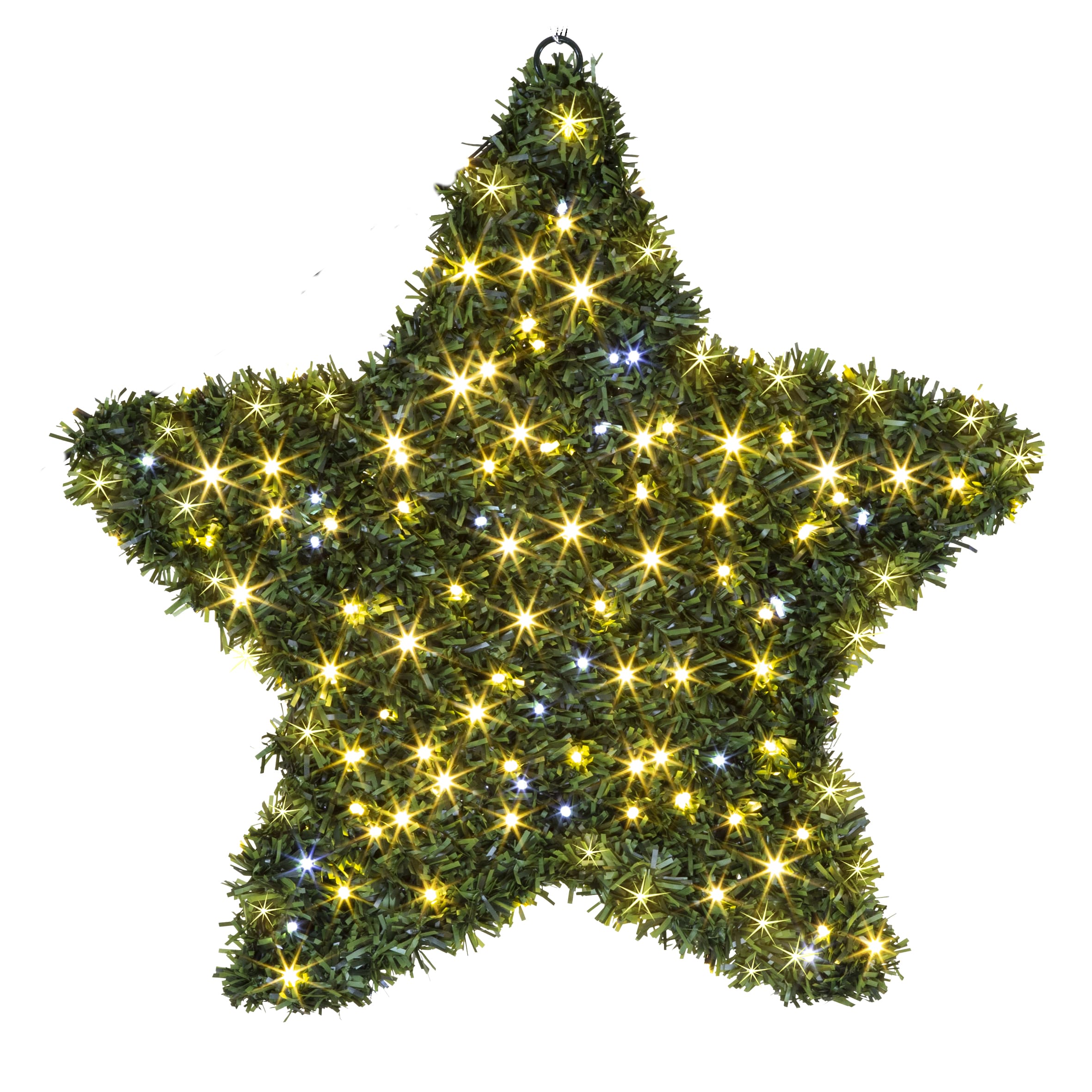 Festilight - ETOILE SAPIN - Décor sapinette H90cmxL90cm- 300 LED Blanc chaud pét. -230V