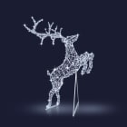 Festilight - ECLIPSE - Renne bondissant H3M30xL2,2M - 1120LED Blanc froid pétillant -230V