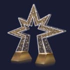 Festilight - Etoile Celeste - Passage Ht 4M20xL3M80 - 4300LED blanc blanc chaud-230V