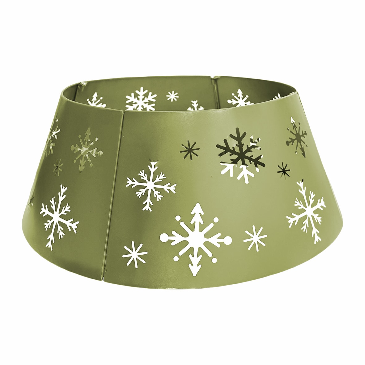 Festilight - Cache pied pour sapin en métal Or - D.66cmxHt25cm - en 4 parties