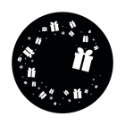 Festilight - Gobo cadeau, Ø54mm, 1 couleur