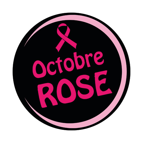 Festilight - GOBO - Motif Octobre rose - 2 couleurs - D.54mm - Pour GP40/80