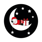 Festilight - Gobo Père Noël, Ø54mm, 2 couleurs