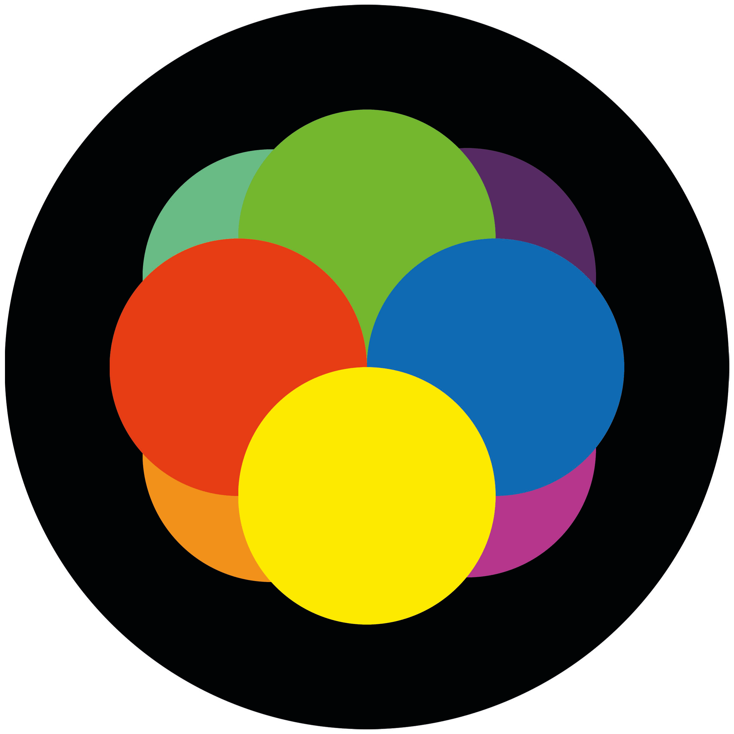 Festilight - Gobo personnalisé, 4 couleurs, Ø54mm