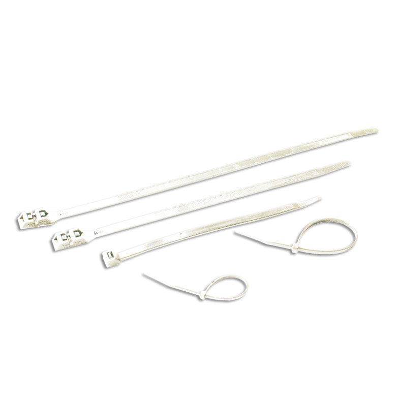 Festilight - Colliers de câblage, lot de 100, nylon blanc, L.100xl.2,5mm