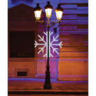 Festilight - Snowflake Néon-Motif poteau H1,8mx0,9m,Cordon néon blanc, 230V