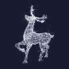 Festilight - OLEN -Renne lumineux H5mxL4M- 5600 LED Blanc pétillant- 230V