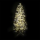 Festilight - SPRAY-Sapin structure cuivre, H1,50m, 320 LED blanc chaud pétillant, 31V